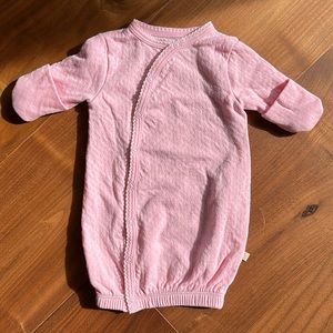 Morgan Lane Baby Sleeper, pink nightgown PJs 0-6 months